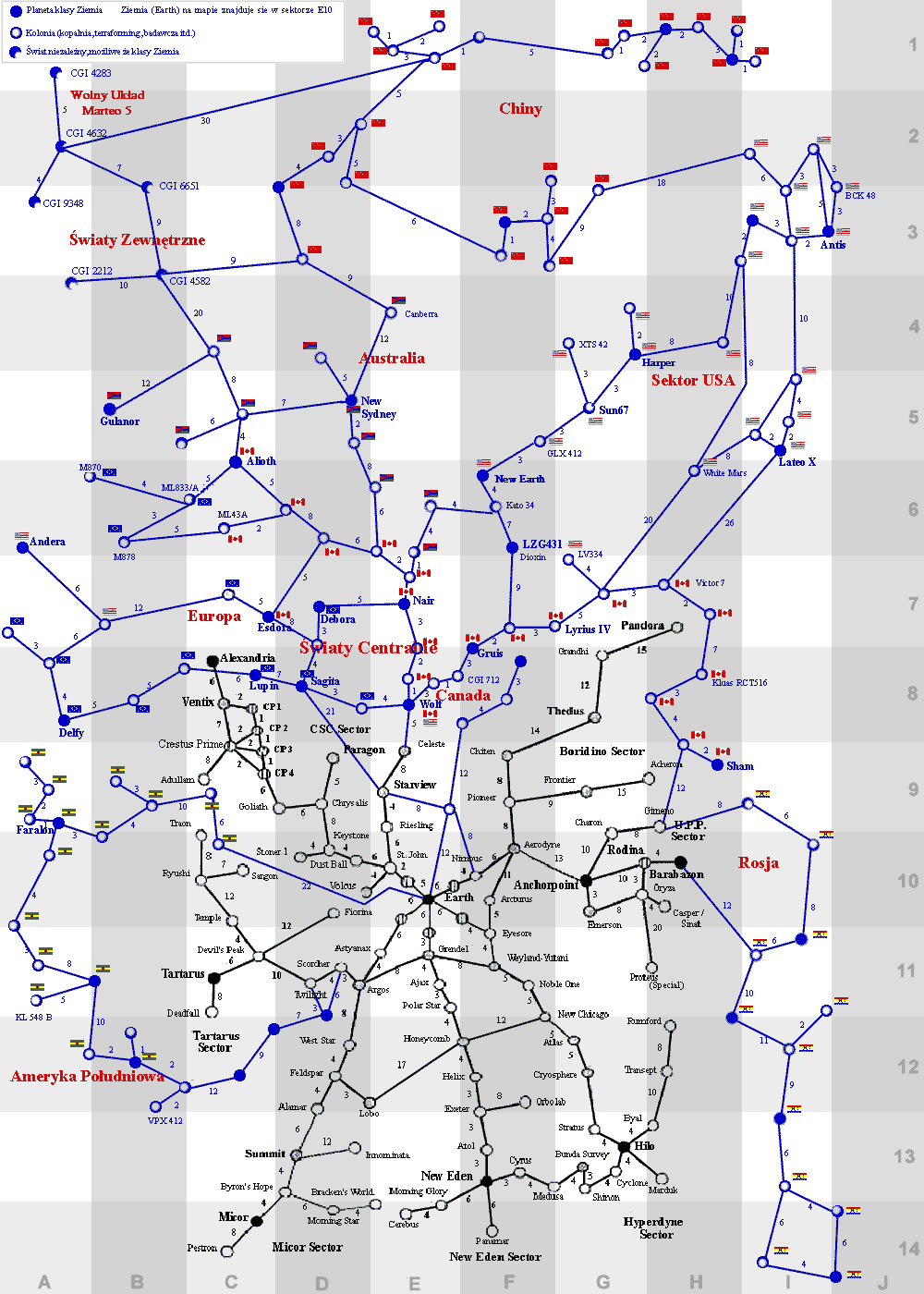 Mapa wiata